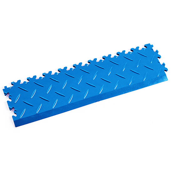 MotoLock Electric Blue Diamond Plate Interlocking Ramp